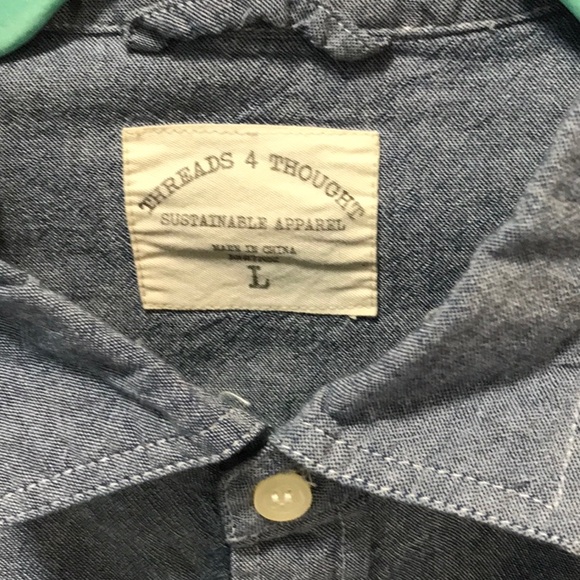 Threads 4 Thoughts Mens Long Sleeved Shirt - Picture 3 of 6